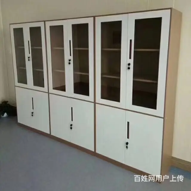 阳台办公室文件柜铁皮柜档案柜资料柜工具矮柜储物柜带 - 图片 1
