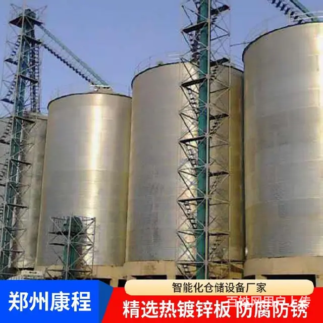 大型储粮筒仓-粮食钢板仓制作厂家规格齐全 - 图片 5