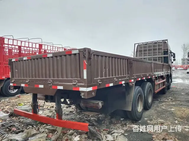 转让二手9.6米平板解放JH6前四后八国五460 - 图片 3