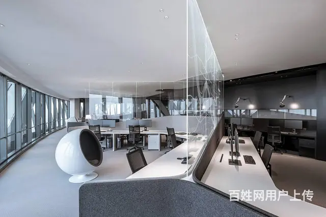 淄博现代简约办公楼办公空间装修设计 - 图片 2