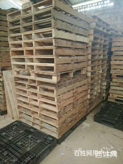 泉州塑料托盘出售塑胶卡板防潮仓储垫板旧木托盘木栈板 - 图片 6