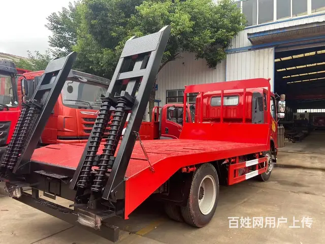 厂家直销重汽豪曼东风12吨挖掘机平板拖车可按揭付款 - 图片 5