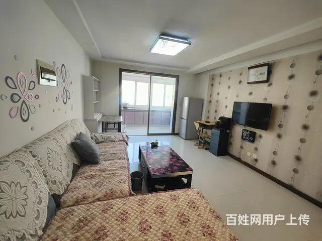 出租燕都新城一期，5楼，75平阴阳格局，2室1厅，带冰箱洗 - 图片 1