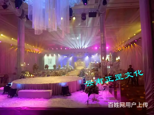 中西式婚礼策划、场地布置、灯光音响、摄像、演出表演 - 图片 3