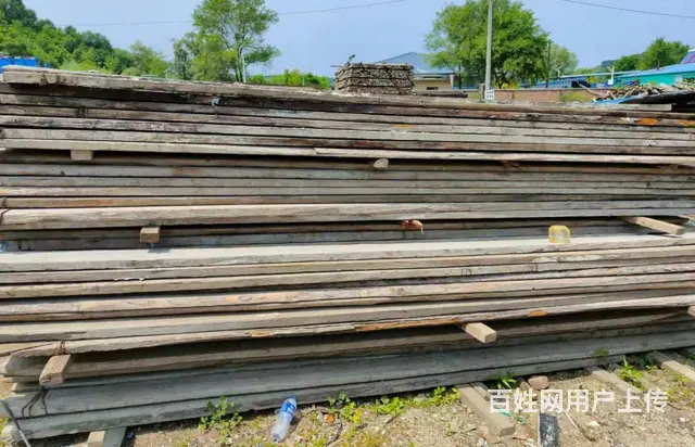 顺城辽宁省木托盘木制品道木圆木雷子废旧木材回收 - 图片 1