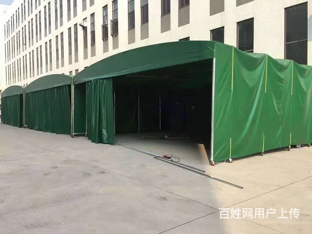 庆典活动雨棚推拉雨棚电动棚物流蓬移动蓬仓库蓬停车棚 - 图片 7