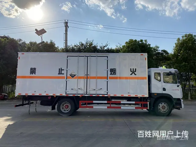 5.2米东风多利卡黄牌2类易燃气体厢式车 专业做车20年 - 图片 6