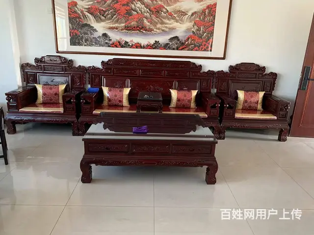 转让整套红木家具全新 - 图片 1
