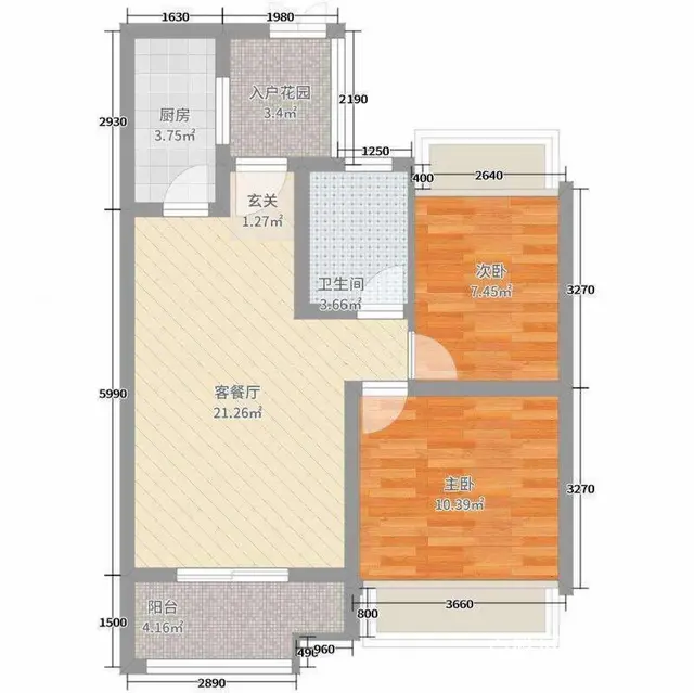 出租，同旺家园二室一厅，拎包入住家具齐全！！！ - 图片 10