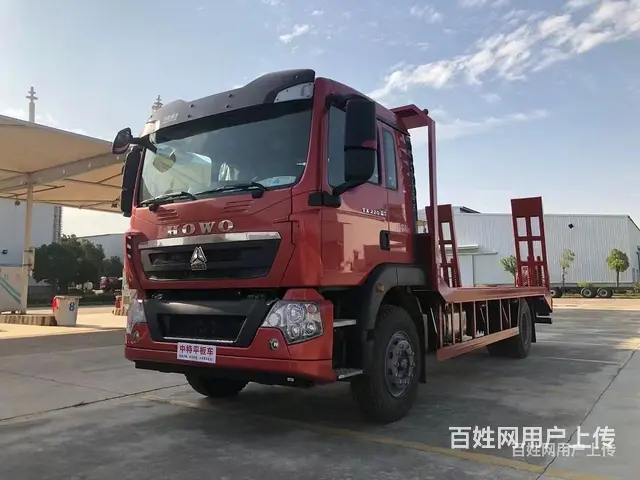 海口厂家直销重汽平板拖车12吨挖掘机拖车现车特价出售 - 图片 4