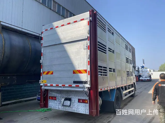 国六铝合金运猪车 农牧鲜活牲品鸡鸭牛羊猪苗运输车 - 图片 4