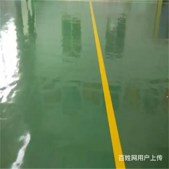 泰安莱芜工厂地面划线漆 车间地坪施工 - 图片 1