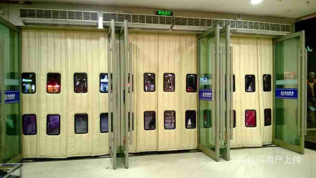 大连磁吸门帘现货透明门帘定做防寒门帘安装