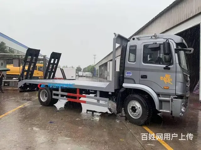 解放150挖机拖板车钩机12吨挖机平板车可分期付款 - 图片 11
