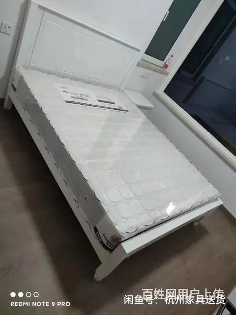 床实木床白色床免费送货优惠 - 图片 6