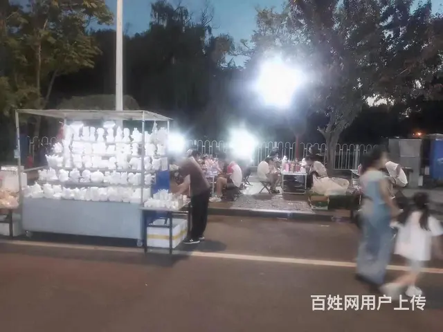 (旺铺猫)：副业  曲阜体育场，石膏娃娃彩绘摊位 - 图片 3