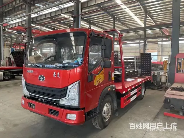 重汽豪曼小型挖机挖机拖板车 平板车 可加货箱 - 图片 8