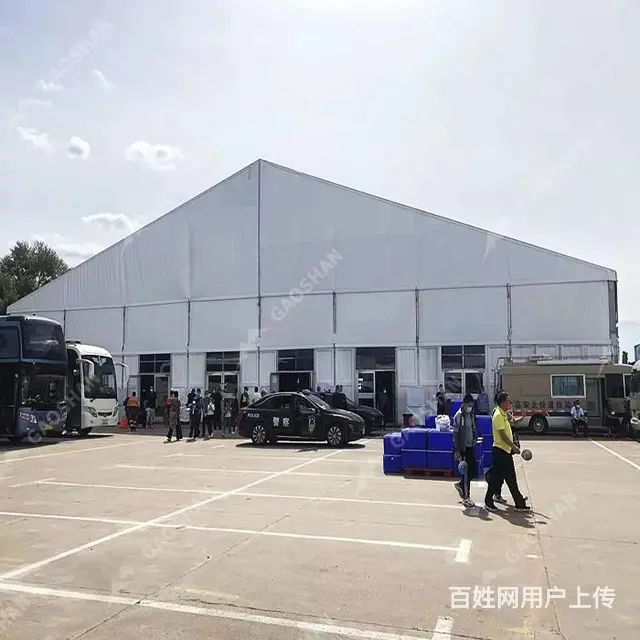 大型博览会篷房搭建篷房生产厂家库存充足个性化定制 - 图片 4