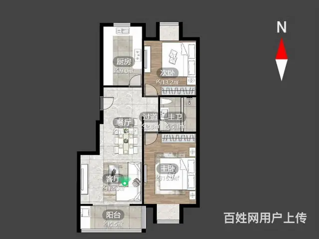 新北万达旁 太湖明珠苑北区 精装修未入住 采光棒看房方便 - 图片 10