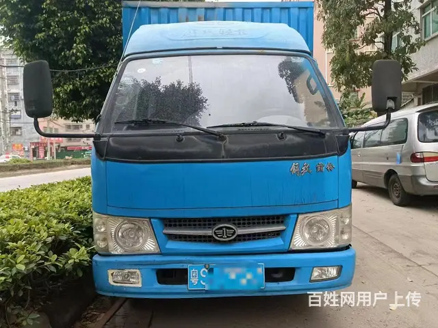 2014年8月上牌，一手4.2米蓝牌双排货车 - 图片 1
