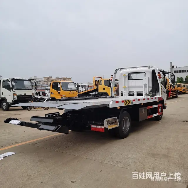 一拖二国六解放清障车清障拖车 联系电话多少 - 图片 8
