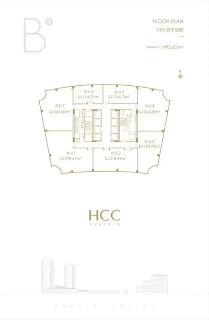 海口湾海景写字楼2000平出售 - 图片 7