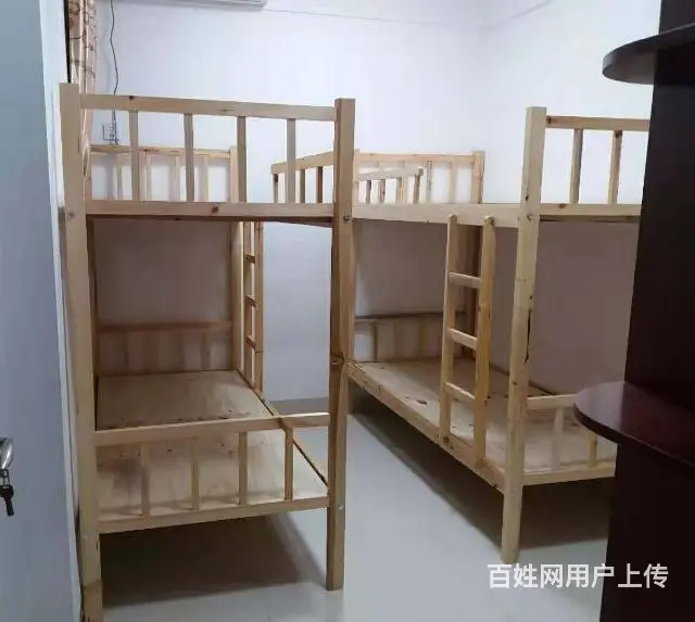 实木双层床90宽430元，120宽530元，包送货 - 图片 3