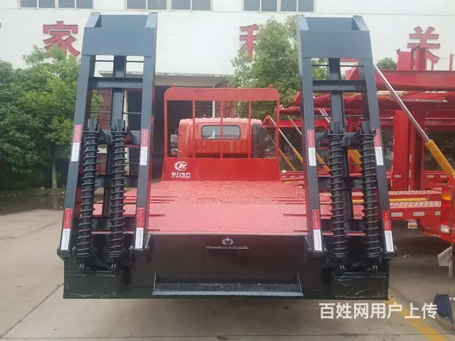单桥2-8吨蓝牌大运挖机平板车 实力厂家生产 - 图片 1