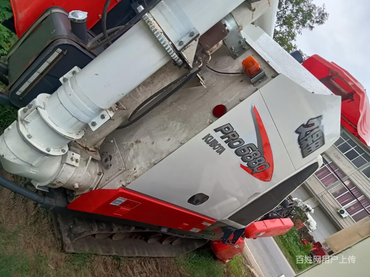 18年精品久保田758收割机,全车原版