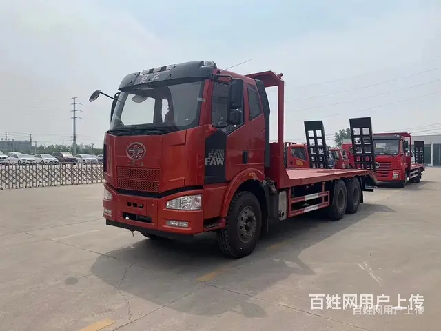 拉30吨以下平板拖车  一条龙服务 - 图片 1