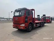 国六解放J6后八轮平板拖车  多少钱一台
