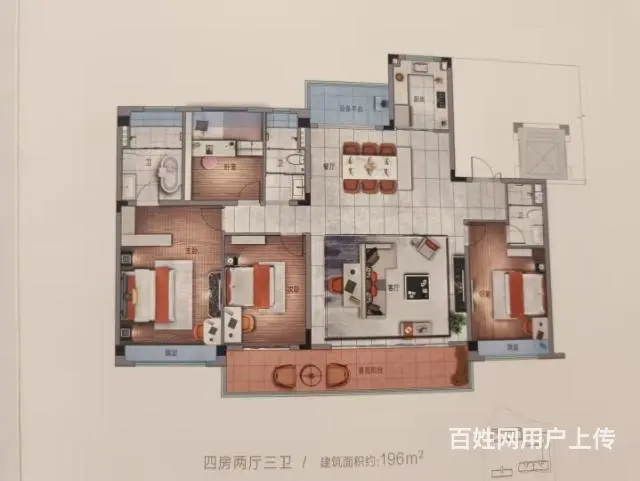 信阳商城建业府京晟华庭商城碧桂园天誉三房 - 图片 2