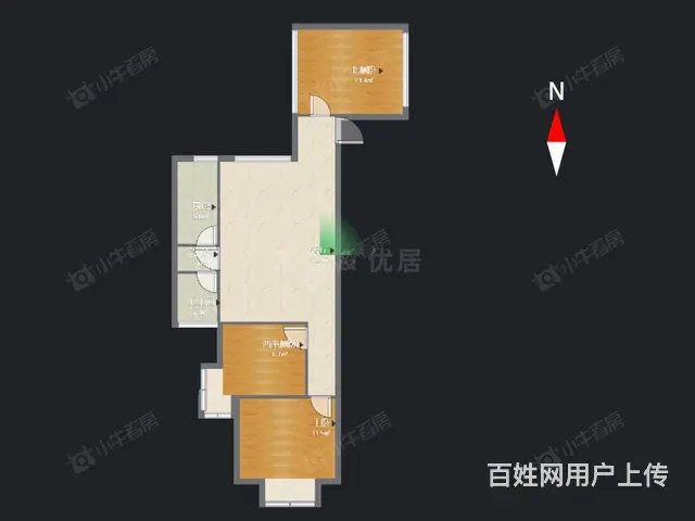 单价只要6千几，带电梯精装修大三房（可以自己居住还可以办工 - 图片 11