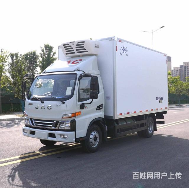4.2米江淮骏铃V5天燃气冷藏车厂家促销可定制分期的图片