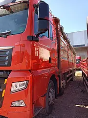 21年6月汕德卡前四后八9.6米高栏车，精品车况