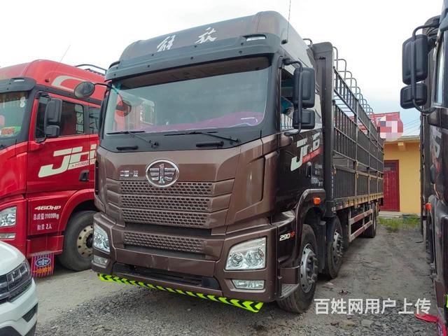 出售解放jh6咖金色9.6米前四后四载货车,20年的图片