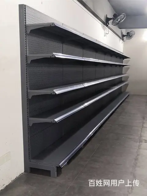 二手超市货架洞洞板置物架商超便利店货架同城送货 - 图片 3