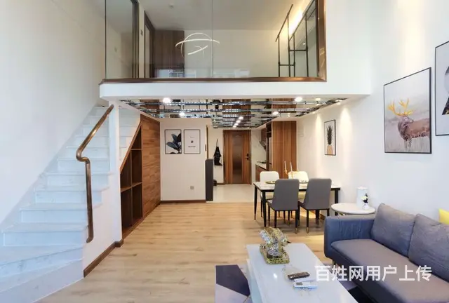 夏湾森宇富通复式电梯精装2房2厅出租，租价4500。近关口。 - 图片 2