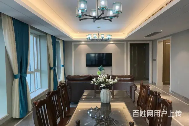 绿城新华园豪装3房杭州大厦白马公寓西湖文化广场带车位 - 图片 5