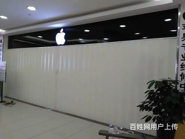 滑动式PVC折叠门，隐形伸缩折叠门，隔断推拉门 - 图片 4