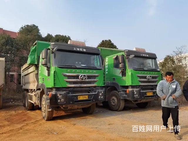 12台红岩杰狮后八轮自卸车 一年多的国五 - 图片 3