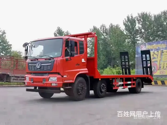 东风天锦小三轴玉柴240马力拖板车 挖机平板车 双12特惠 - 图片 9