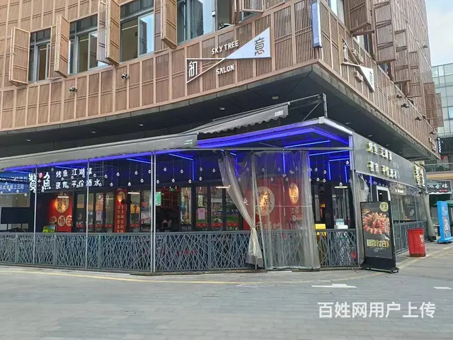 XSY转角超大双广告展示位超大外摆2年餐馆转让 - 图片 1