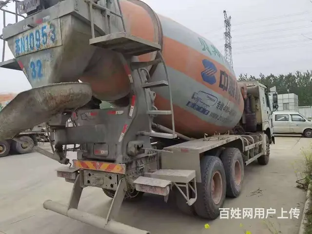 二手豪沃搅拌车，后八轮搅拌车，大12方搅拌车，国四 - 图片 2