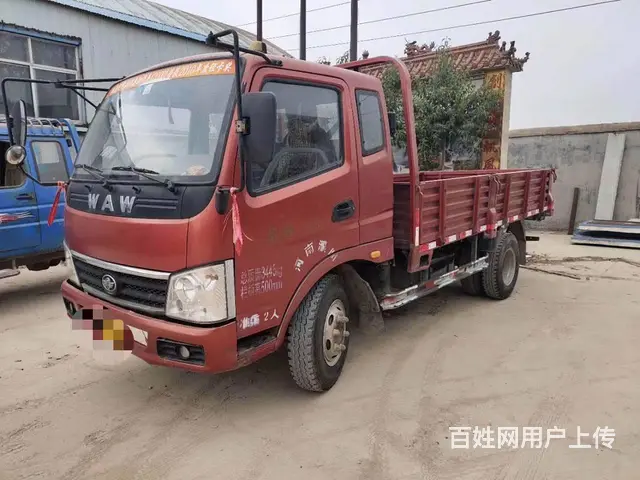 中卫15年奥驰平板货车，4米小黄牌 - 图片 1