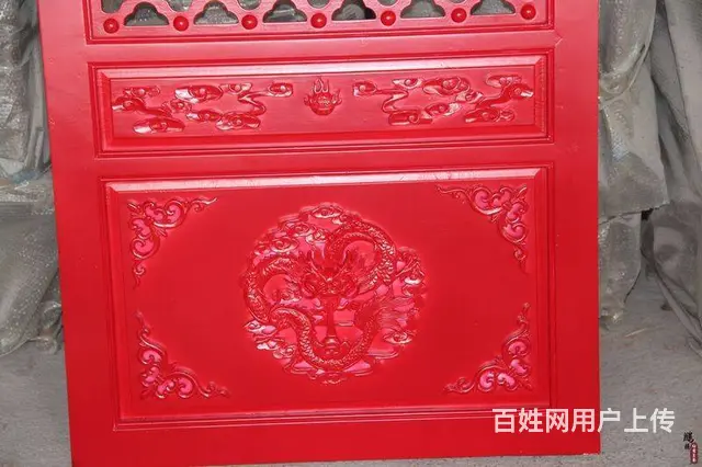 四川成都实木花格门实木雕花门 - 图片 3