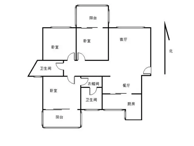 御景国际 南北通，居家三房，使用率120平，拎包可入住 - 图片 12