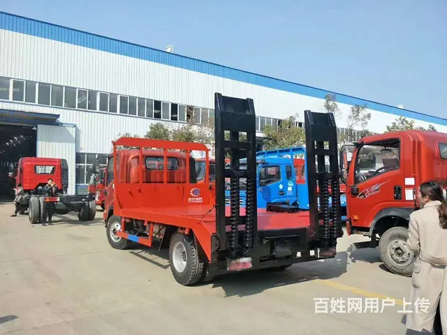 大运可拉15吨挖机的蓝牌平板车 可按揭 - 图片 1