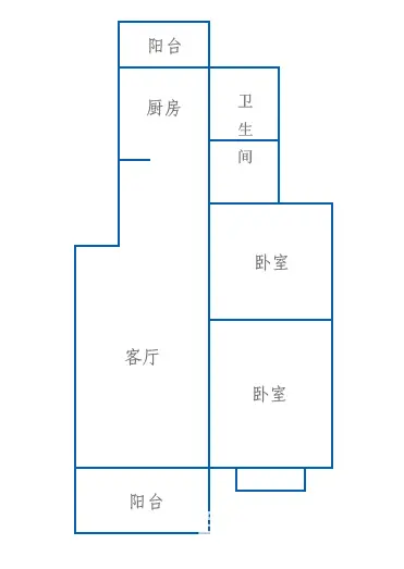 万达广场旁 精装两室 家具家电齐全 有钥匙随时看房 拎包即住 - 图片 8