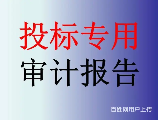 为什么要做投标审计报告，投标财务报表编制 - 图片 2